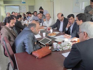 نشست صنعتگران سیاهکل و لاهیجان با ندیمی