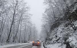 اولین برف پاییزی دیلمان را سفید پوش کرد