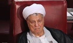 سخنرانی هاشمی با شعار های مرگ بر آمریکا ناتمام ماند