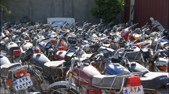 ۱۸۱۴ دستگاه موتورسیکلت متخلف در سیاهکل توقیف شد