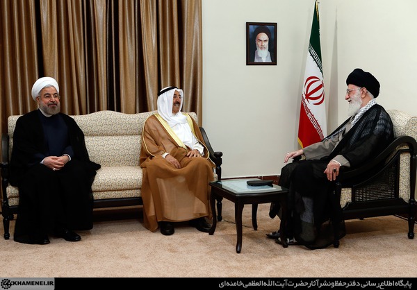 امام خامنه ای: وقاحت روزافزون رژیم صهیونیستی نتیجه نبود روابط سالم میان کشورهای منطقه است/ امیر کویت: رهبر انقلاب “راهنما و مرشدی” برای همه منطقه است