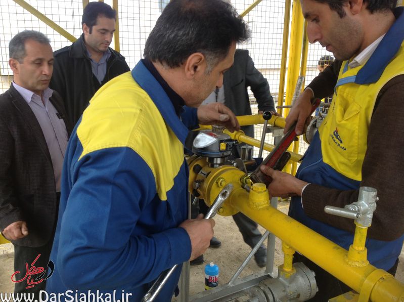ایستگاه تقلیل فشار گاز بیمارستان ۳۲ تختخوابه سیاهکل شروع به کار کرد+تصاویر