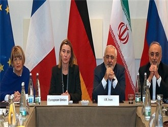 تمام تعهدات ایران قطعی و تمام تعهدات دشمن مشروط /پایان مذاکرات لوزان و قرائت بیانیه مشترک/ غنی‌سازی با ۶هزار سانتریفیوژ 	تمام تعهدات ایران قطعی و تمام تعهدات دشمن مشروط /پایان مذاکرات لوزان و قرائت بیانیه مشترک/ غنی‌سازی با ۶هزار سانتریفیوژ