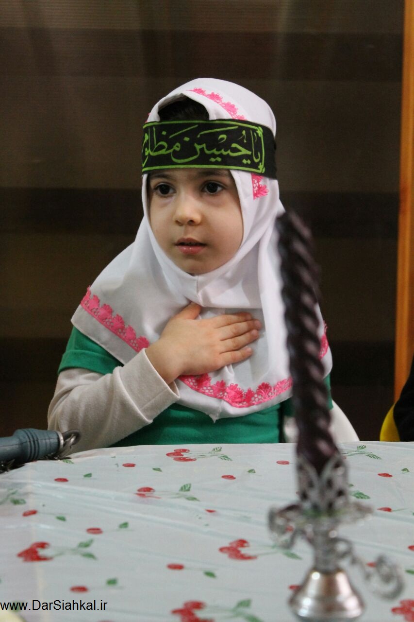 نونهالان سیاهکلی در غم نوزاد سید و سالار شهیدان عزاداری کردند+گزارش تصویری