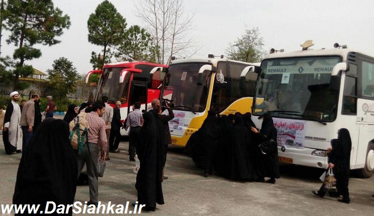 ۱۵۰ نفر از خانواده های سیاهکلی به راهیان نور اعزام شدند+گزارش تصویری