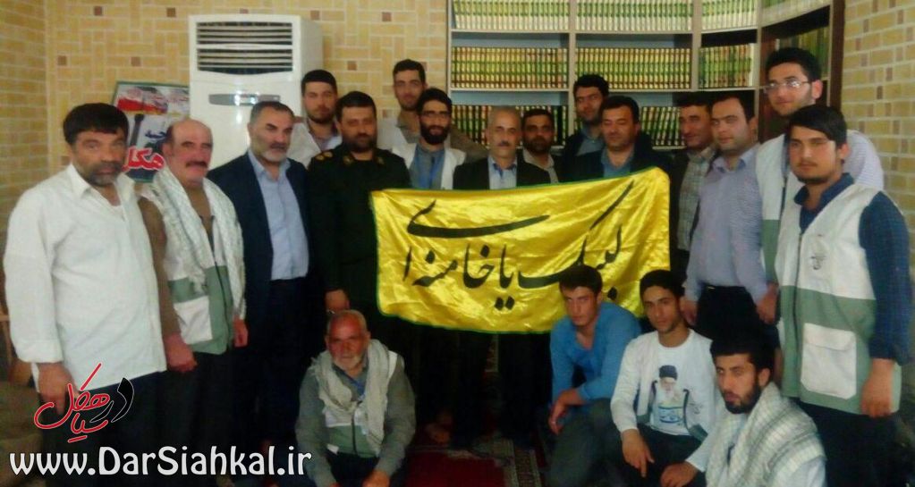 مسئولین سیاهکل به دیدار کاروان پیاده عاشقان روح الله رفتند+گزارش تصویری