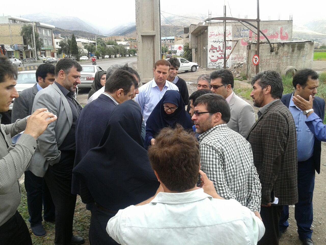 بازدید میدانی اعضای کمیته فنی دبیرخانه شورایعالی شهرسازی و معماری از سیاهکل