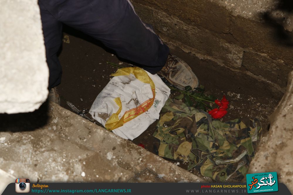 مراسم نمادین تدفین پیکر شهید مدافع حرم گیلانی در لنگرود برگزار شد+گزارش تصویری