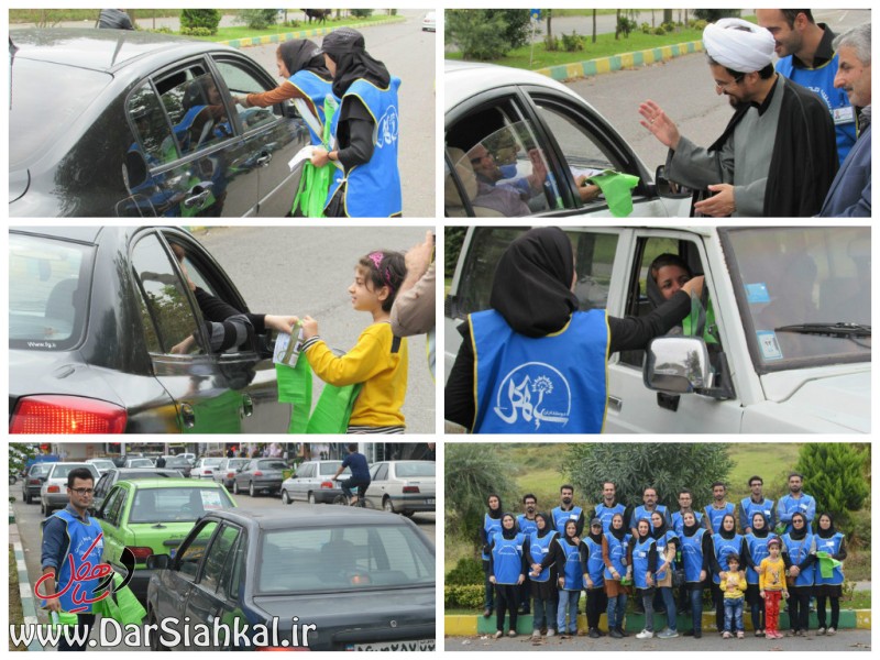 توزیع کیسه های زباله تجزیه پذیر با حضور مسئولین و دوستداران سیاهکل+گزارش تصویری