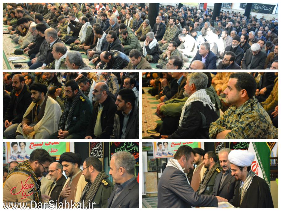 برپایی نماز جمعه سیاهکل در روز بسیج و با حضور بسیجیان به روایت تصاویر