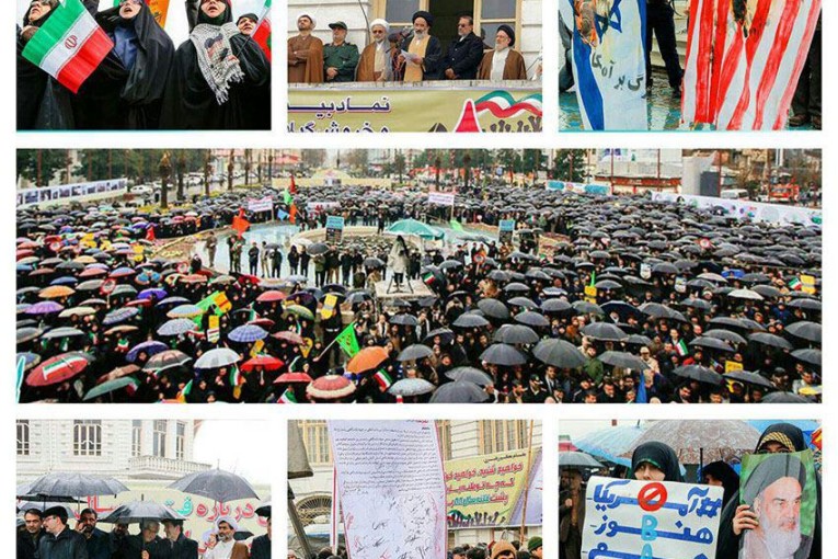 حماسه حضور زودهنگام مردم رشت در میدان تکفیر فتنه دوباره تکرار شد+گزارش تصویری