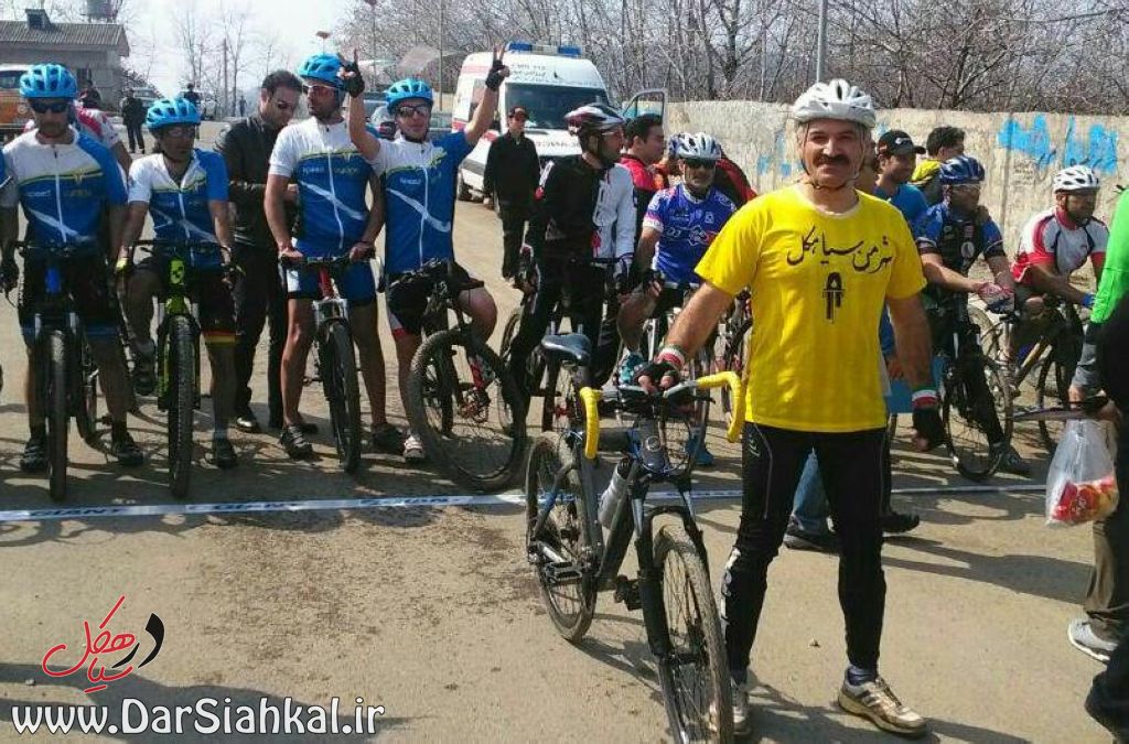 عارف جمشیدپور نماینده سیاهکل در مسابقات دوچرخه سواری «سایکل کراس»+عکس