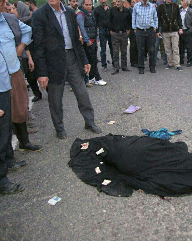 جان باختن عابر پیاده ۹۰ ساله در تصادف محور سیاهکل به دهسر