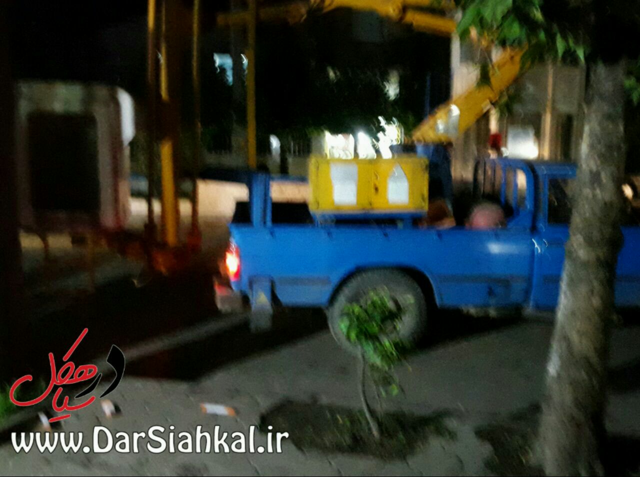 سیاهکل برای دقایقی به خاموشی فرو رفت+عکس