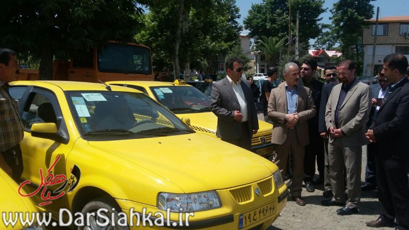 نوسازی ناوگان حمل و نقل عمومی در سیاهکل+تصاویر