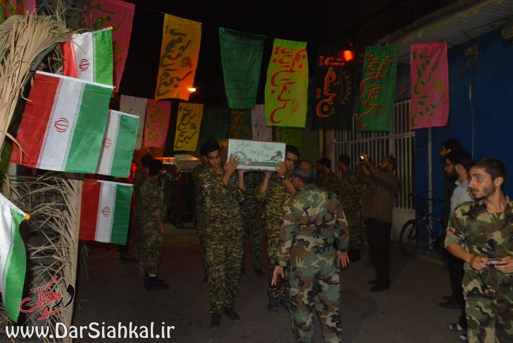 تشییع پیکر شهید گمنام سیاهکل (۲)