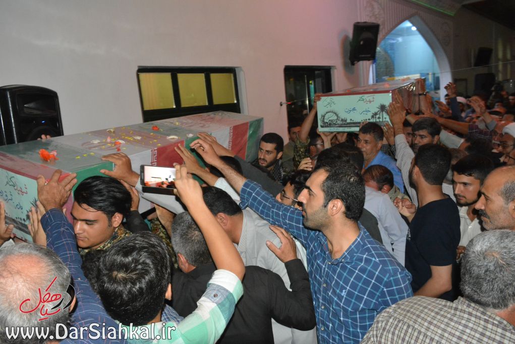 تشییع پیکر شهید گمنام سیاهکل (۴)