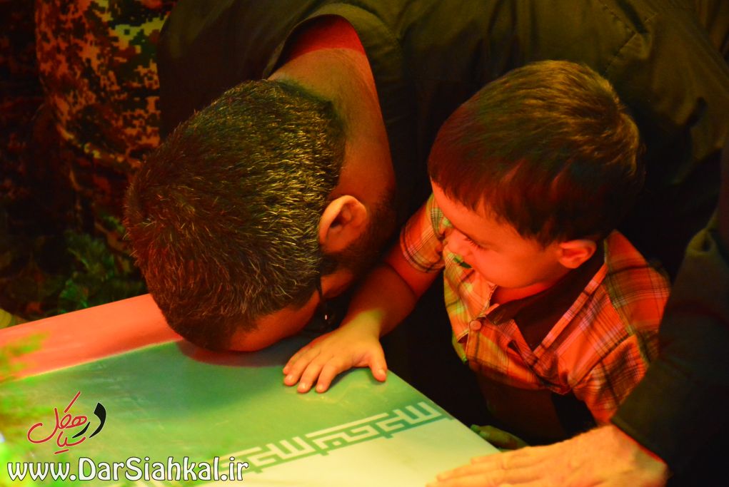 تشییع پیکر شهید گمنام سیاهکل (۴۵)