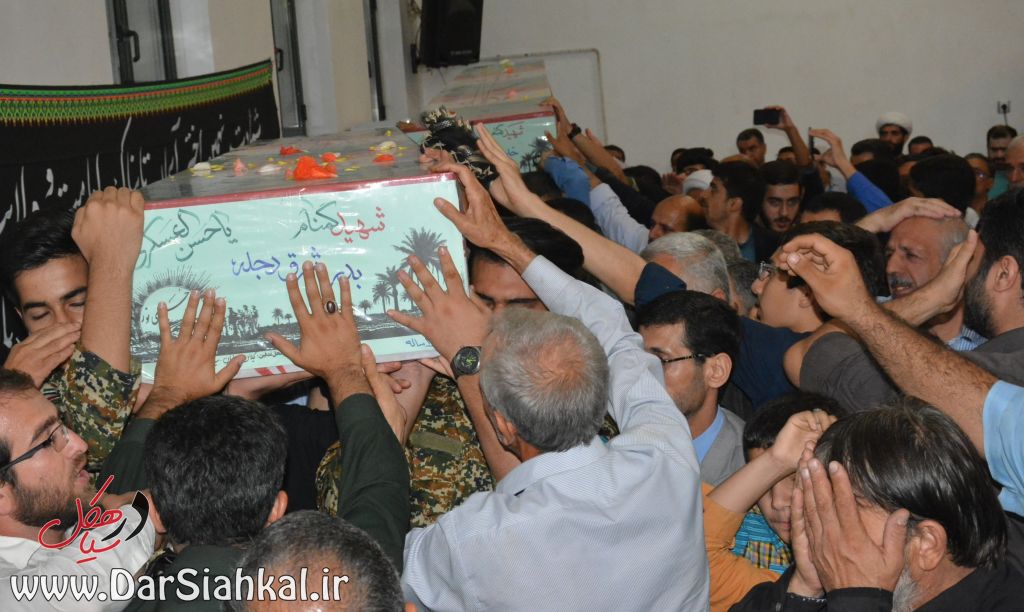 تشییع پیکر شهید گمنام سیاهکل (۵)
