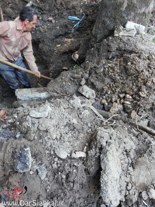 کندن لوله آب (۴)