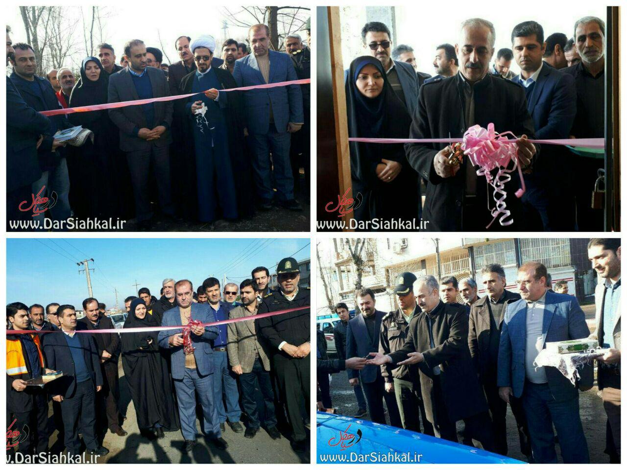 افتتاحیه چهار پروژه در نقاط مختلف سیاهکل+گزارش تصویری