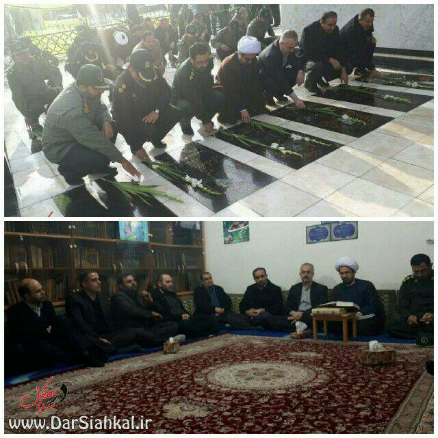 از بیعت با شهدا تا دیدار با امامجمعه سیاهکل+گزارش تصویری