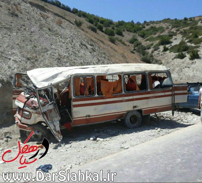 واژگونی مینیبوس در نزدیکی دیلمان یک کشته و چندین زخمی برجای گذاشت