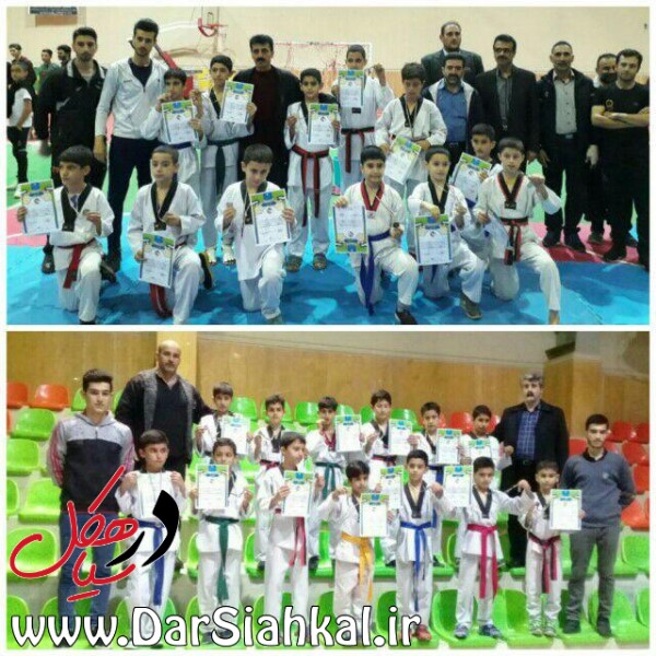 کسب ۱۰ مدال طلا ورزشکاران سیاهکلی در مسابقات تکواندو شرق گیلان