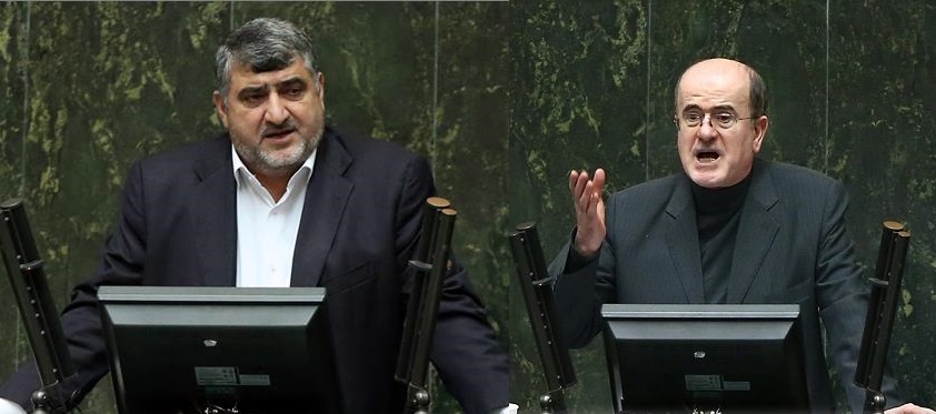 مشاعره‌ کنایه‌ای دو نماینده استان گیلان در صحن پارلمان/ صد بار تو را گفتم کم خور، دو سه پیمانه!