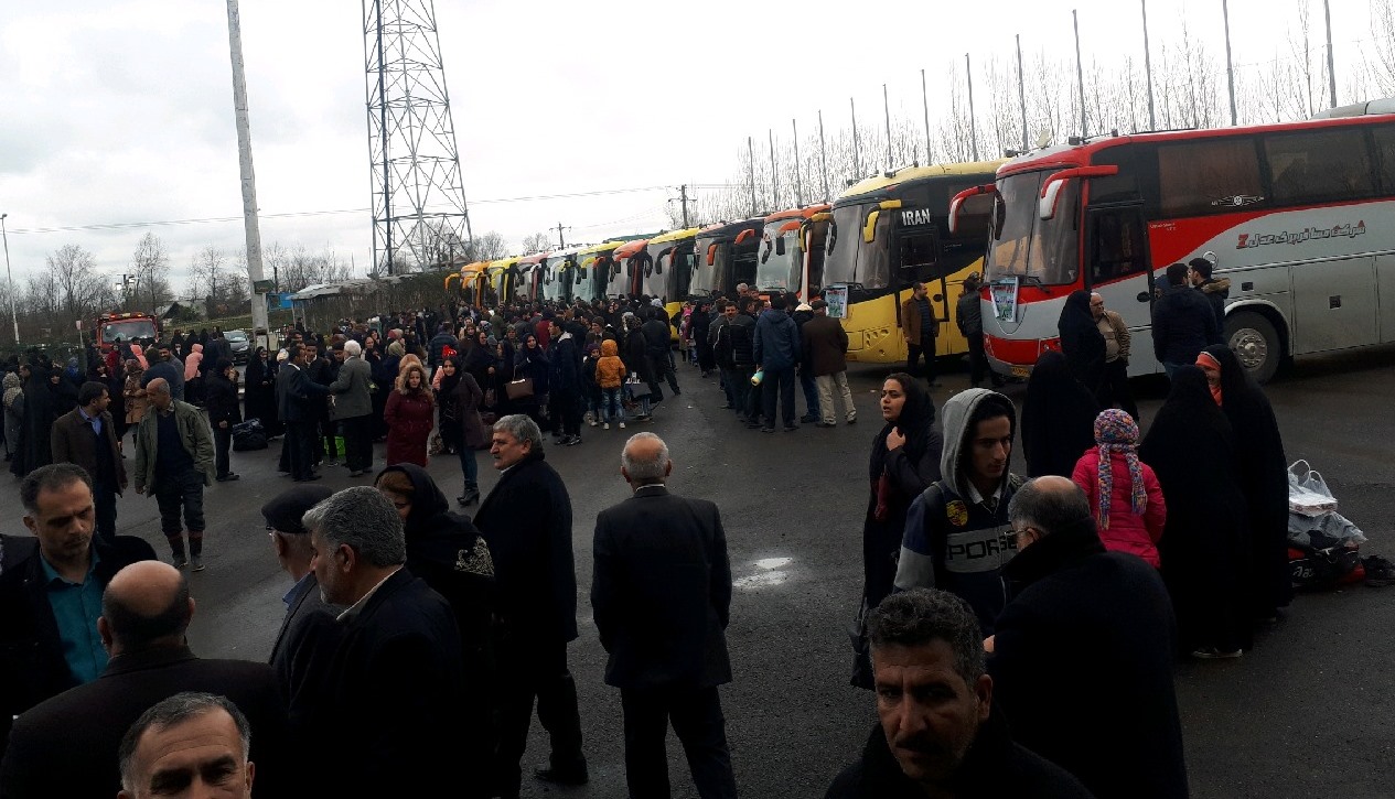 اعزام ۷۲۰ سیاهکلی به مشهد مقدس+عکس