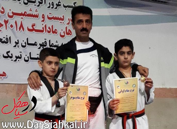 راه‌یابی ۲ تکواندوکار سیاهکلی به اردوی انتخابی استان جهت اعزام به کشور