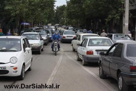 ترافیک پرحجم و سنگین در جاده‌ منتهی به تهران از سمت سیاهکل
