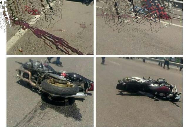 کشته و مجروح شدن راکبان موتورسیکلت هوندا ۱۳۰۰ سی‌سی در محور سیاهکل به بازکیاگوراب