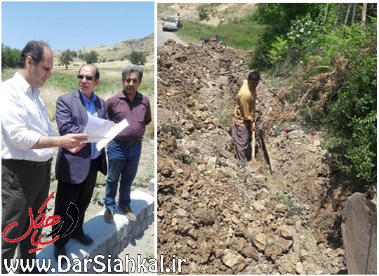اجرای پروژه‌های عمرانی بخش آب شهر دیلمان آغاز شد+گزارش تصویری