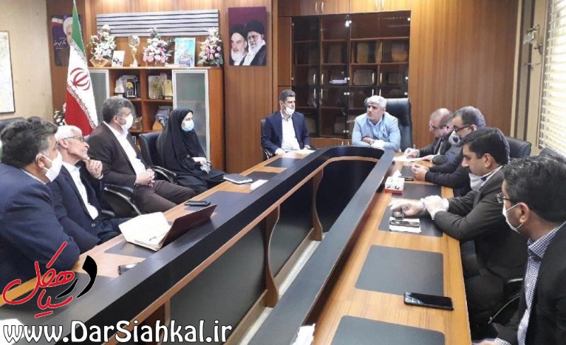 دیدار جمعی از رؤسای شوراهای شهرستان سیاهکل با فرماندار