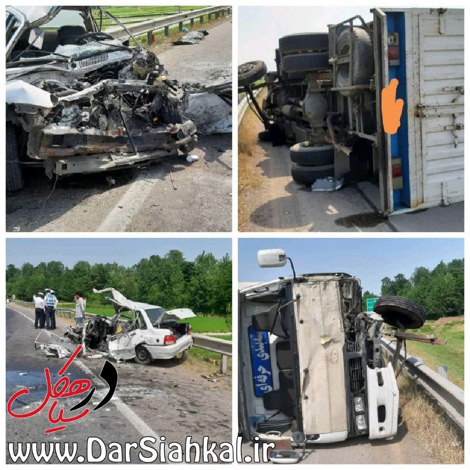 محور سیاهکل به سنگر مهمترین نقطه حادثه خیز در گیلان