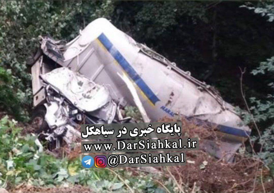 سقوط بونکر در محور دیلمان به سیاهکل