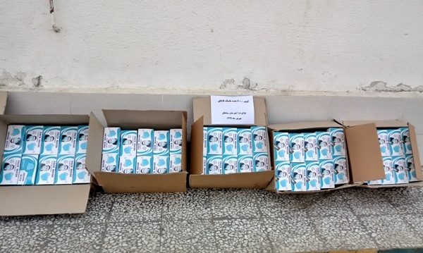 کشف ماسک‌های قاچاق در سیاهکل