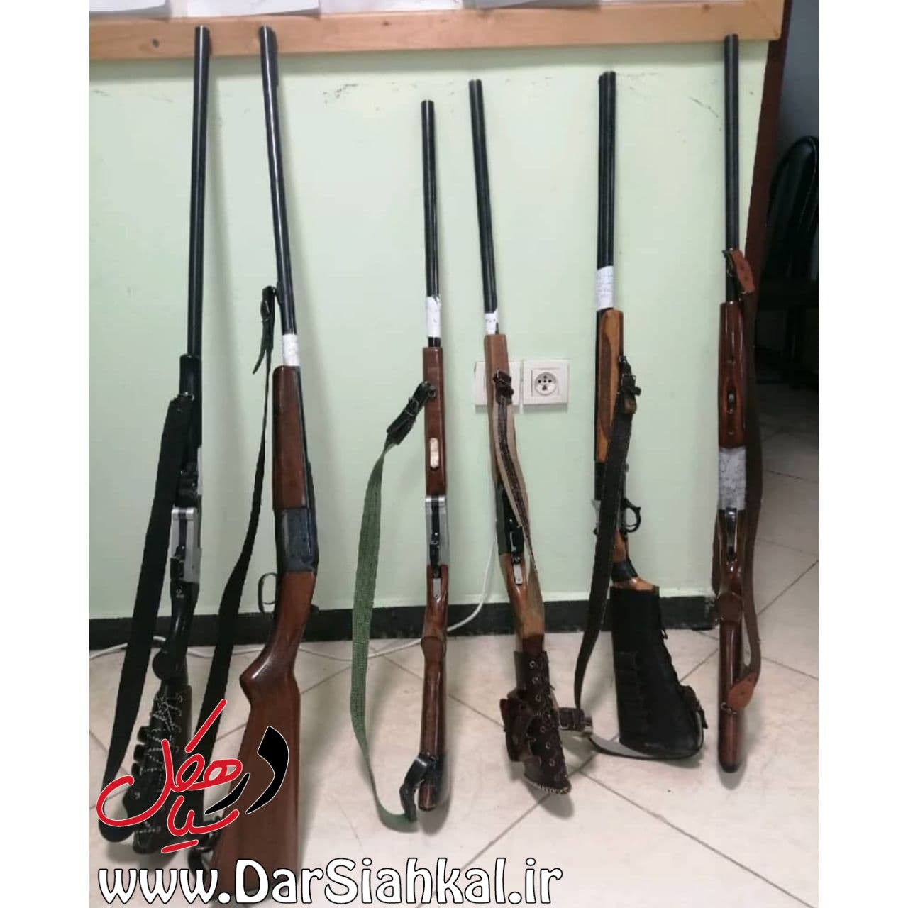 کشف و ضبط ۹ قبضه سلاح شکاری در سیاهکل