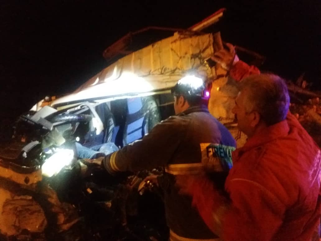 یک کشته و ۲ مجروح در برخورود سه خودرو در جاده سیاهکل به سنگر