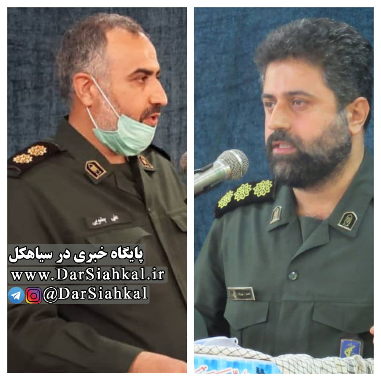 سرهنگ «علی یعقوبی» فرمانده سپاه سیاهکل شد + گزارش تصویری