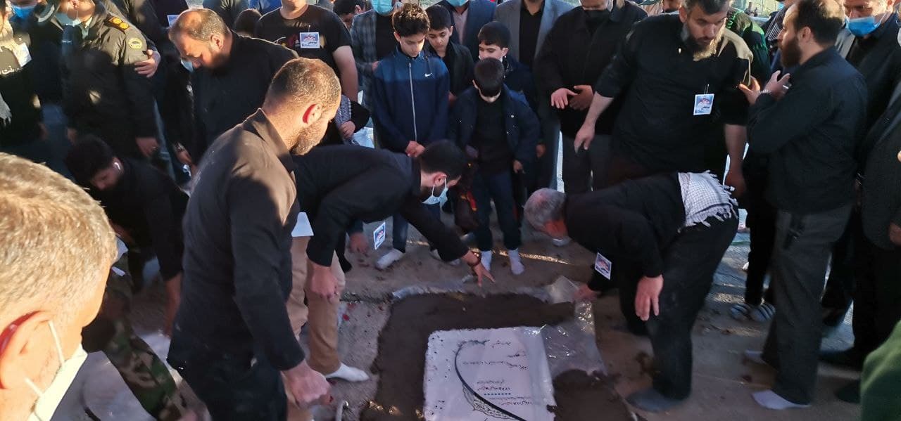 گزارش تصویری (۲) از مراسم تشییع باشکوه دو شهید گمنام در سیاهکل