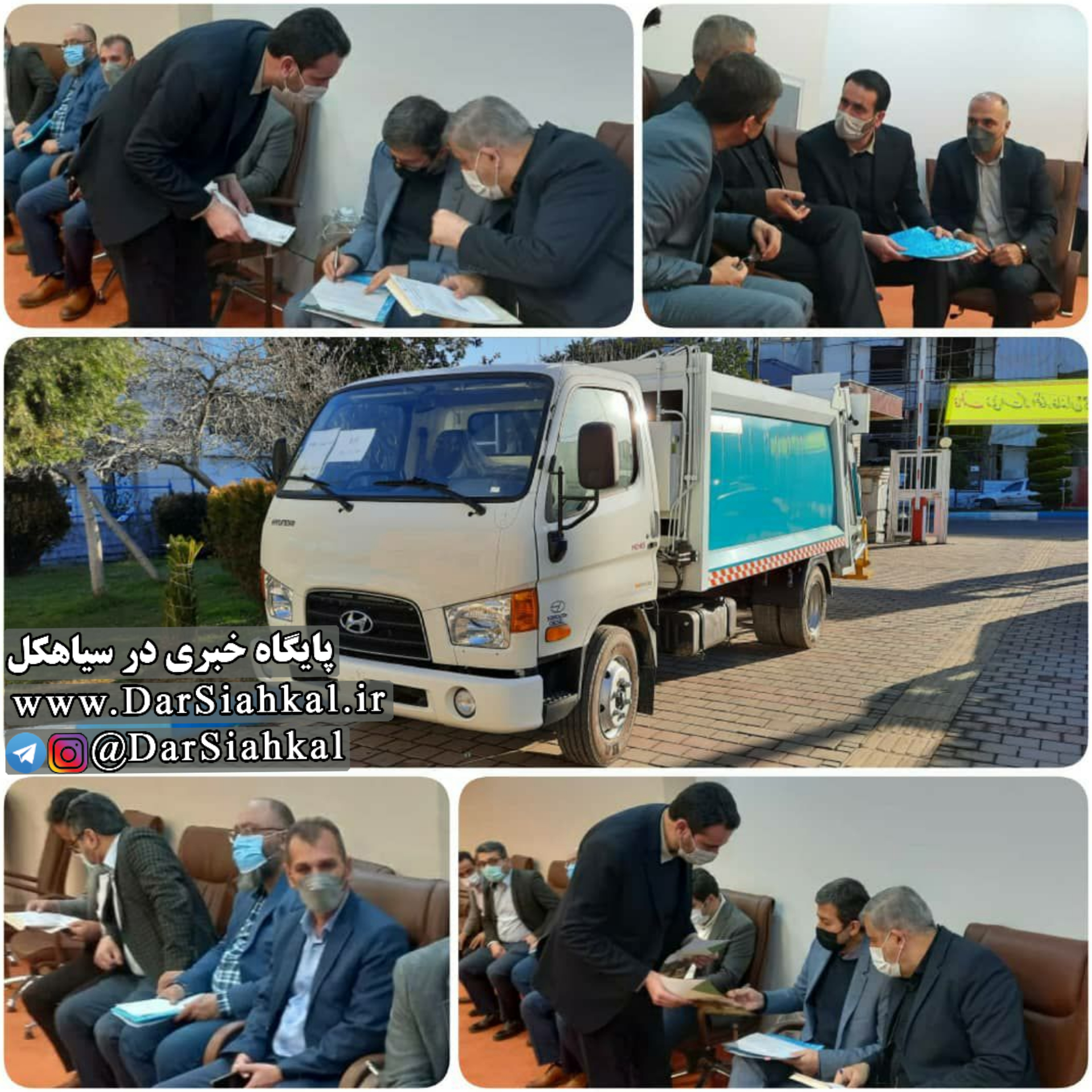 اختصاص یک دستگاه خودروی حمل زباله صفر کیلومتر به شهرداری سیاهکل