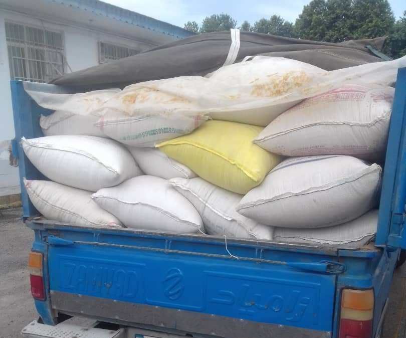 کشف ۲ تن گندم قاچاق در سیاهکل