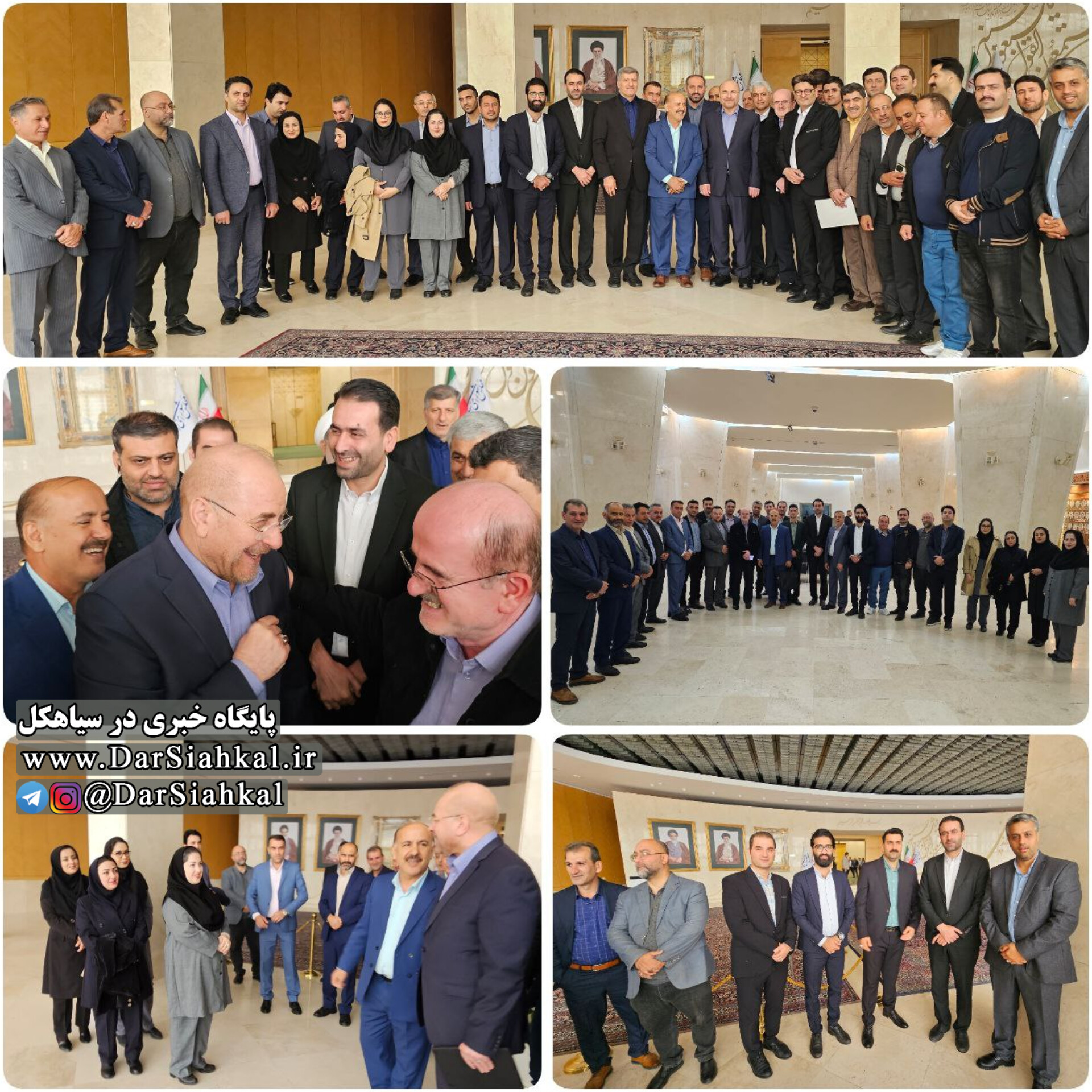 رایزنی شهردار، اعضای شورا و مسئولین واحدهای شهرداری سیاهکل در مجلس + فیلم و عکس