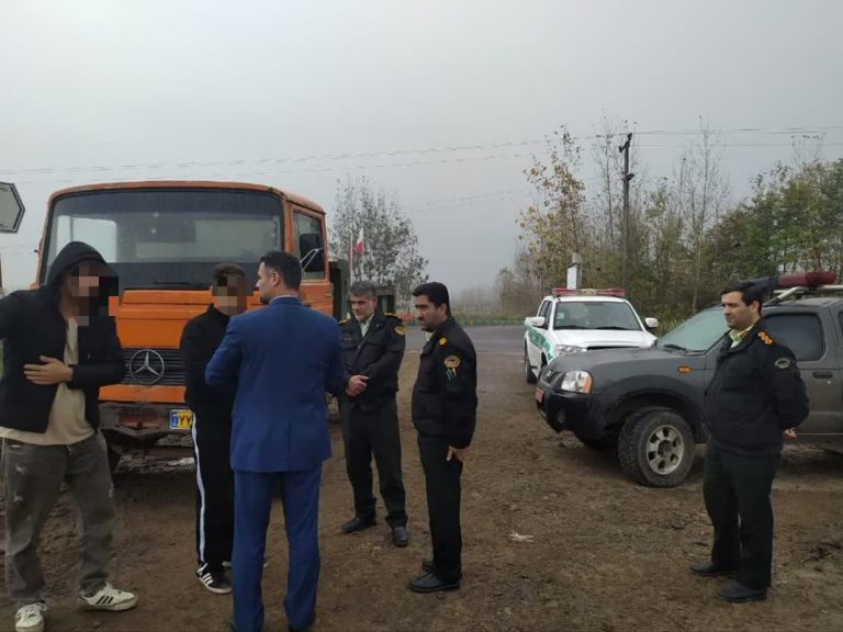 کشف و توقیف ۴۰ تن دپوی ماسه رودخانه ای در لشت نشاء توسط سازمان محیط زیست