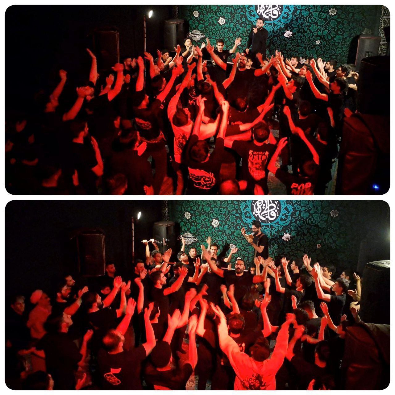 تصاویر/برپایی مراسم عزاداری دهه اول فاطمیه در مسجد سیدوارستان سیاهکل