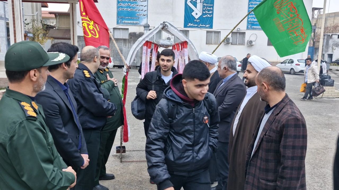 سفر معنوی دانش آموزان سیاهکلی به جنوب کشور