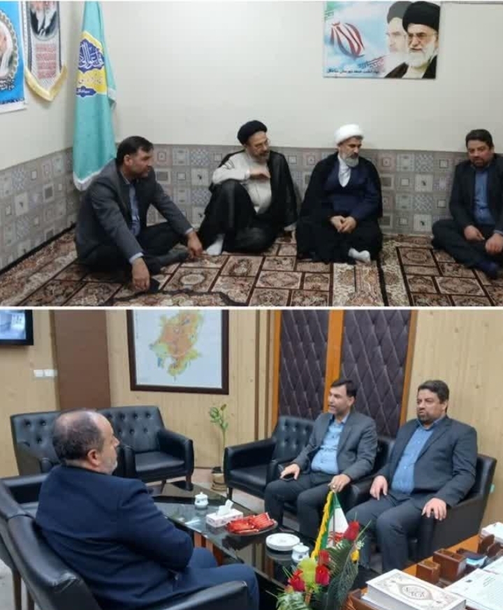 دیدار مدیر کل فرهنگ و ارشاد اسلامی استان گیلان با فرماندار و امام جمعه سیاهکل