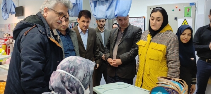 دستور انتقال سریع بیماران دیالیزی و مادران باردار از مناطق بالادست به بیمارستان غدیر سیاهکل + عکس